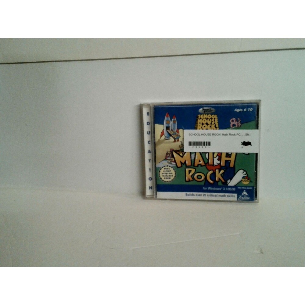 School House Rocks Math Rocks PC 1998 Vintage Software CIB